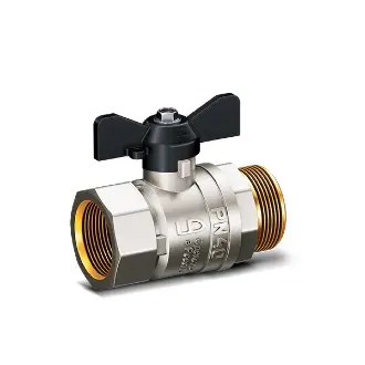 Кран шаровый LD Pride 47. М/Н бабочка GAS ДУ20